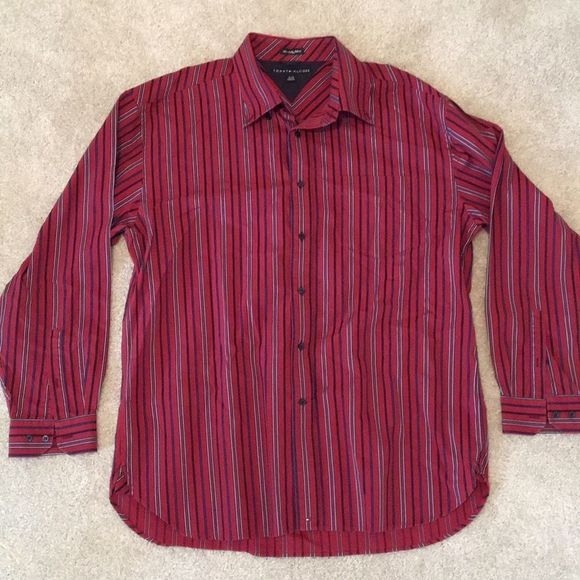 Tommy Hilfiger Men XL/XG Lo g Sleeve Button Down - Picture 1 of 7